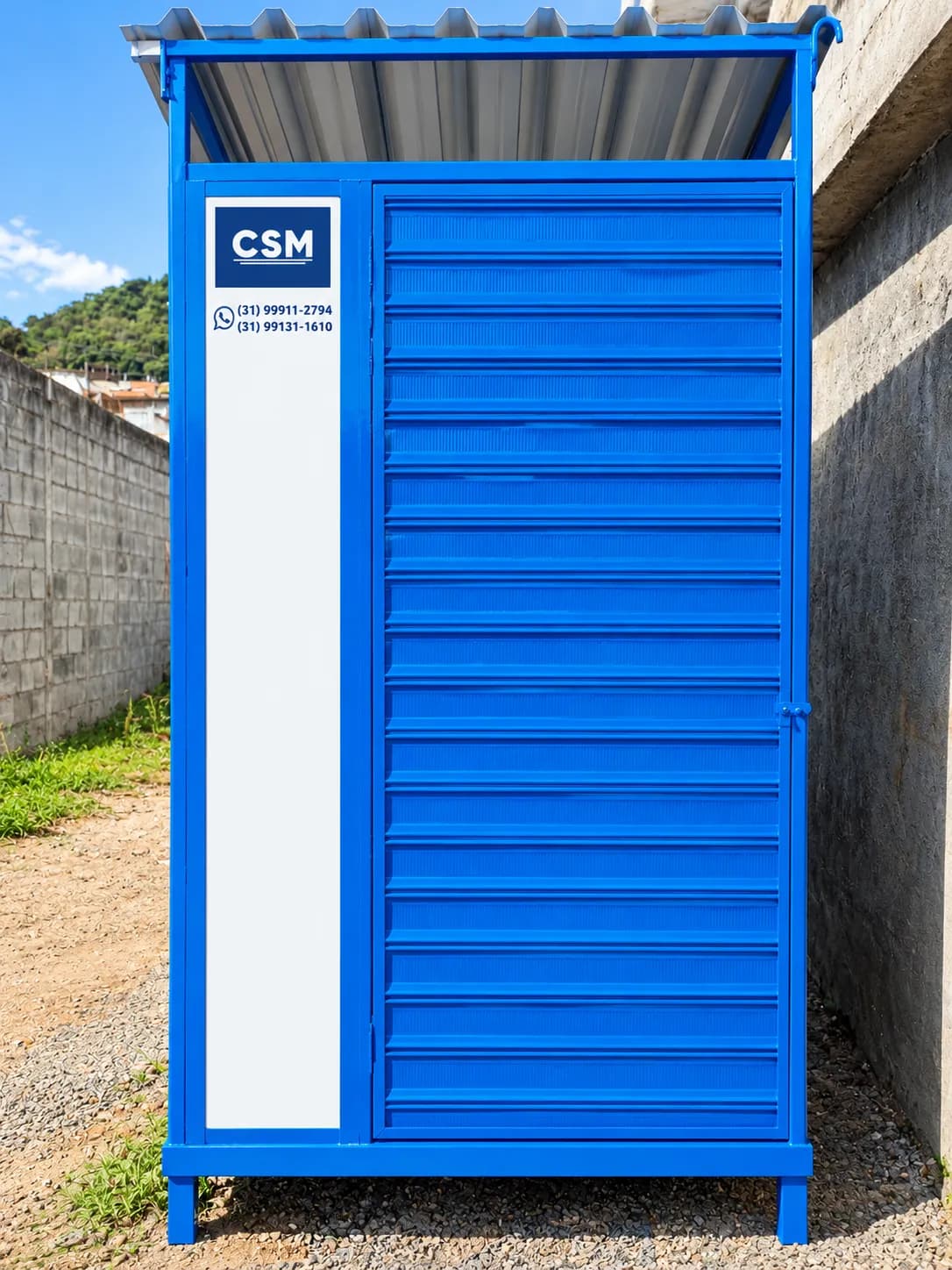 CONTÊINER SANITÁRIO COM PAINEL TERMOACÚSTICO